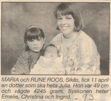 maria & rune roos 1993
