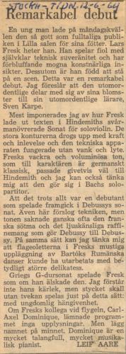 artikel 12 juni 1964 stockholmstidningen