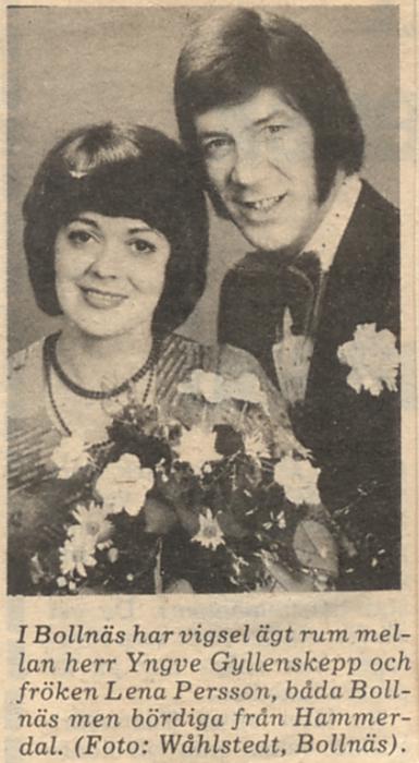 yngve bogg bröllop 1976
