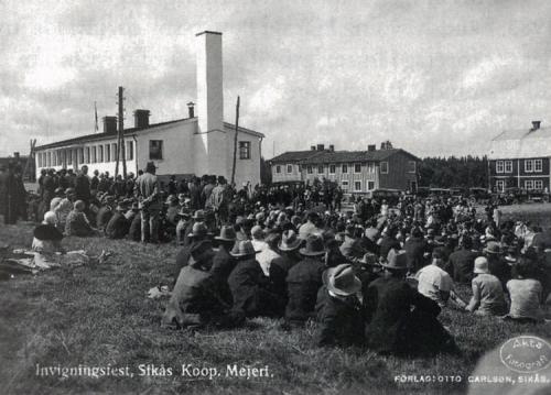 22 invigningen av sikås kooperativa mejeri 1930